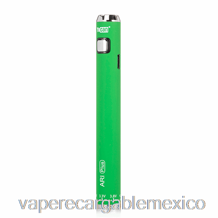 Vape Recargable Yocan Ari Plus 900mah Batería Verde